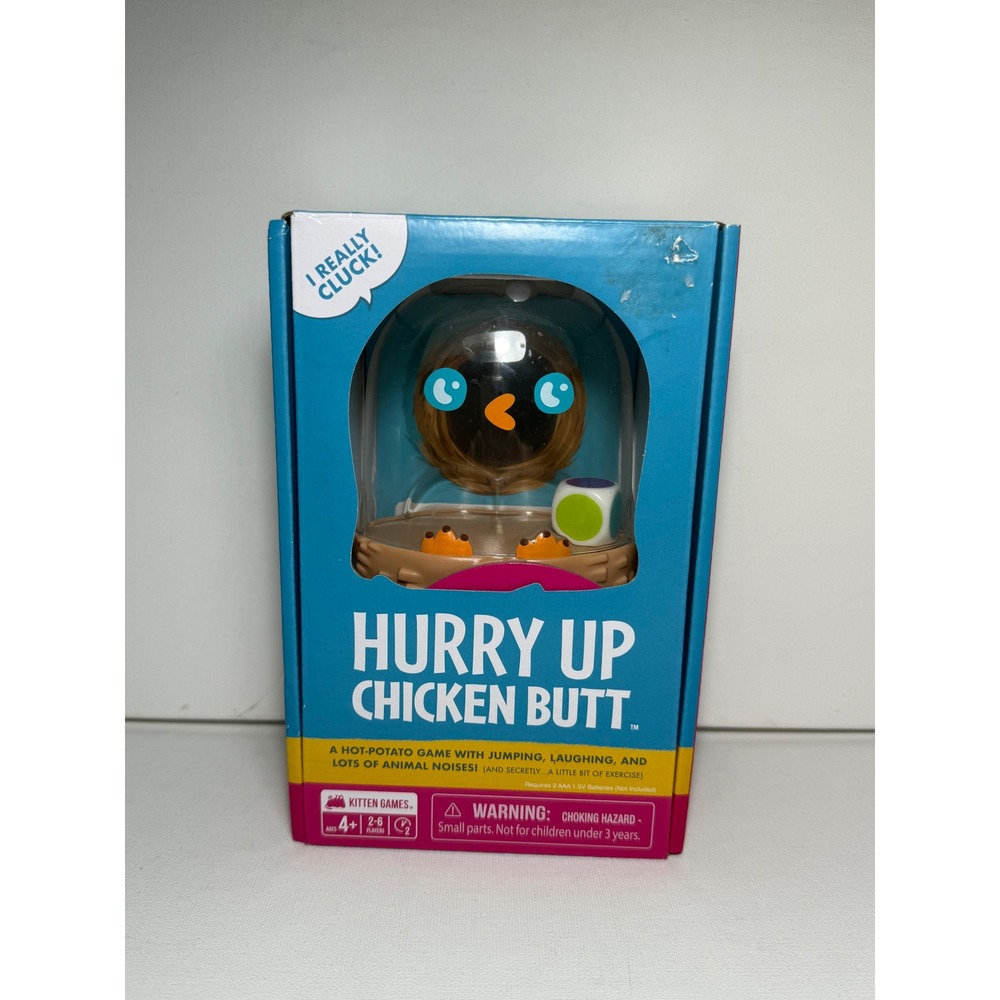 Exploding Kittens Hurry Up Chicken Butt 2-6 Players - Hot Potato Family Fun Game